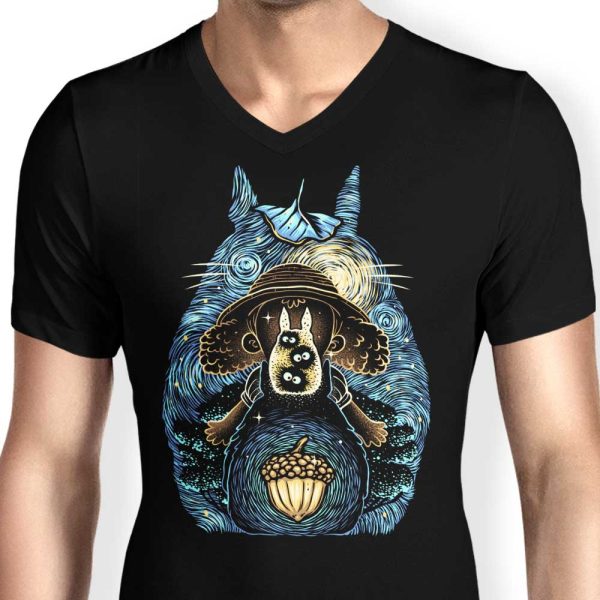Neighbors in the Night - Men s V-Neck Discount - Image 4