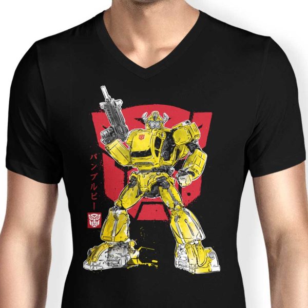 Bumble Sumi-e - Men s V-Neck Online now - Image 5