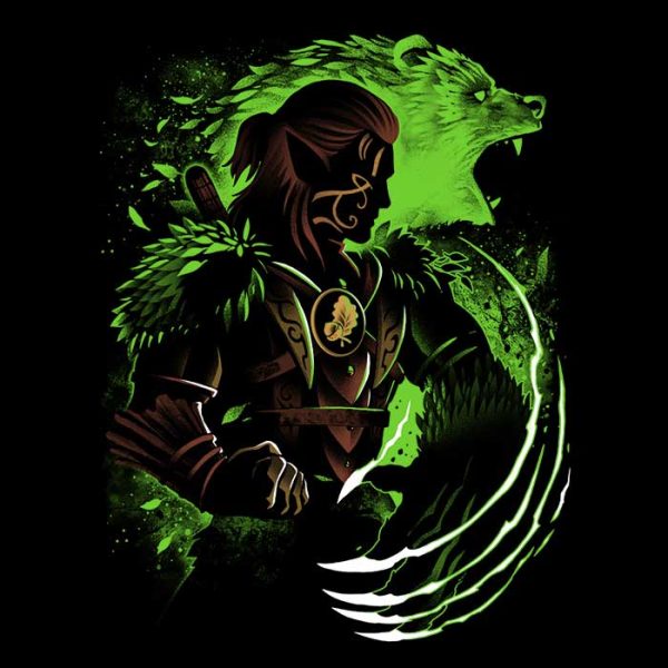 Shapeshifting Wood Elf - Hoodie Online Sale - Image 2