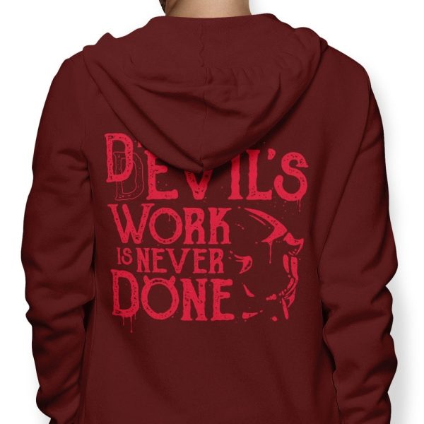 Never Done - Hoodie on Sale - Image 3
