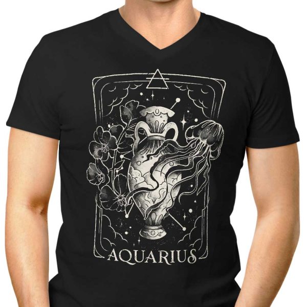 Aquarius (Edu.Ely) - Men s V-Neck Online Sale