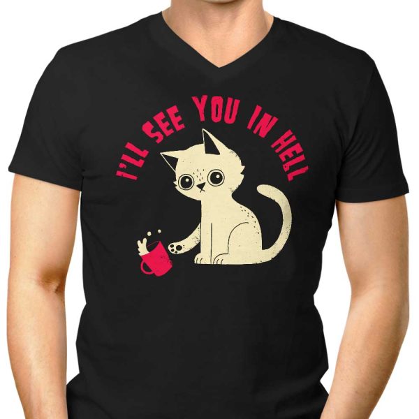 See You in Hell - Men s V-Neck Sale