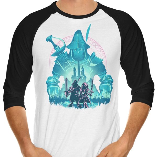 Captain of the Knights - 3 4 Sleeve Raglan T-Shirt For Sale