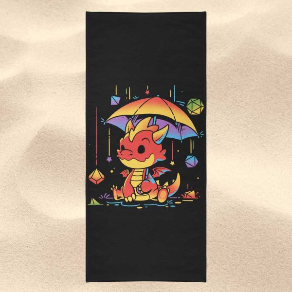 Rainy Dice Day - Towel on Sale