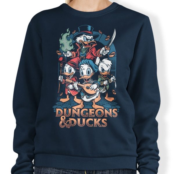 Dungeons and Ducks - Sweatshirt For Sale - Image 3