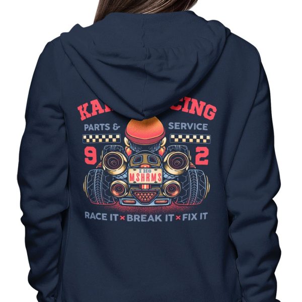 Kart Racing - Hoodie For Sale - Image 3