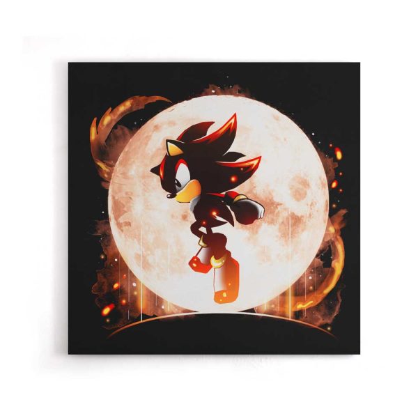 Moonlit Shadow - Canvas Print Online Hot Sale - Image 5