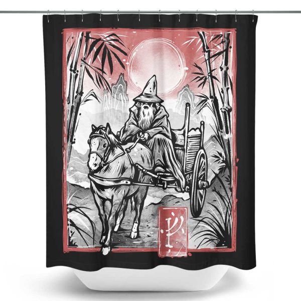 The Grey Traveler - Shower Curtain on Sale