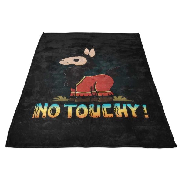 No Touchy - Fleece Blanket For Sale
