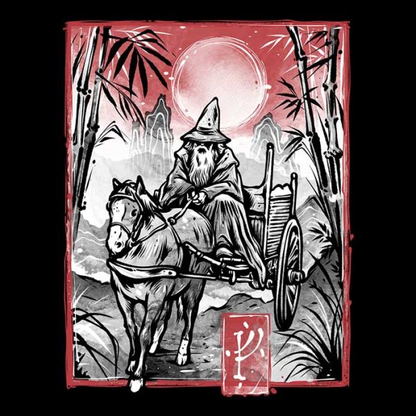 The Grey Traveler - Shower Curtain on Sale - Image 2