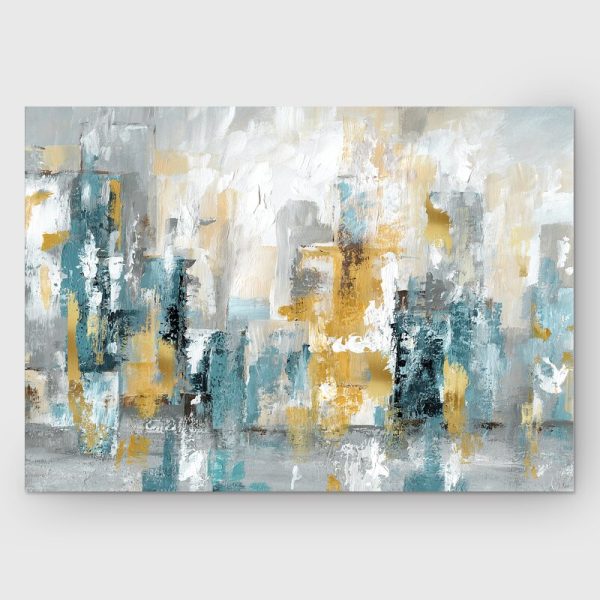City Views II  - Wrapped Canvas Painting Print #AD72 Discount - Image 3