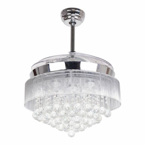 46  Broxburne 4 - Blade LED Ceiling Fan with Remote Control and Light Kit Included #2407HW For Discount - Image 3