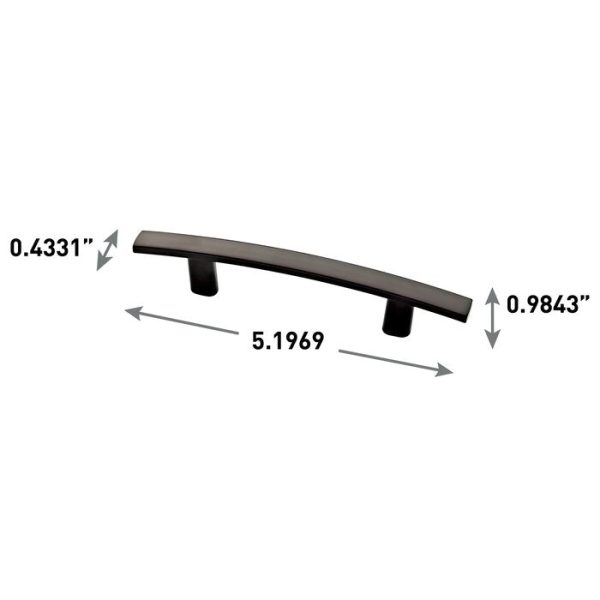 Subtle 3  Center Arch Pull (Multipack of 10) #AD67 Sale - Image 3