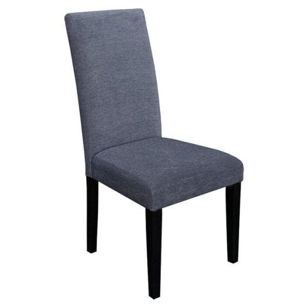 Prospe Linen Upholstered Dining Chair (Set of 2) in Smokey Blue MH25 Fashion - Image 2